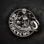 Motorcycho バイカー スリーブ刺繍アイロン/ベルクロ パッチ
